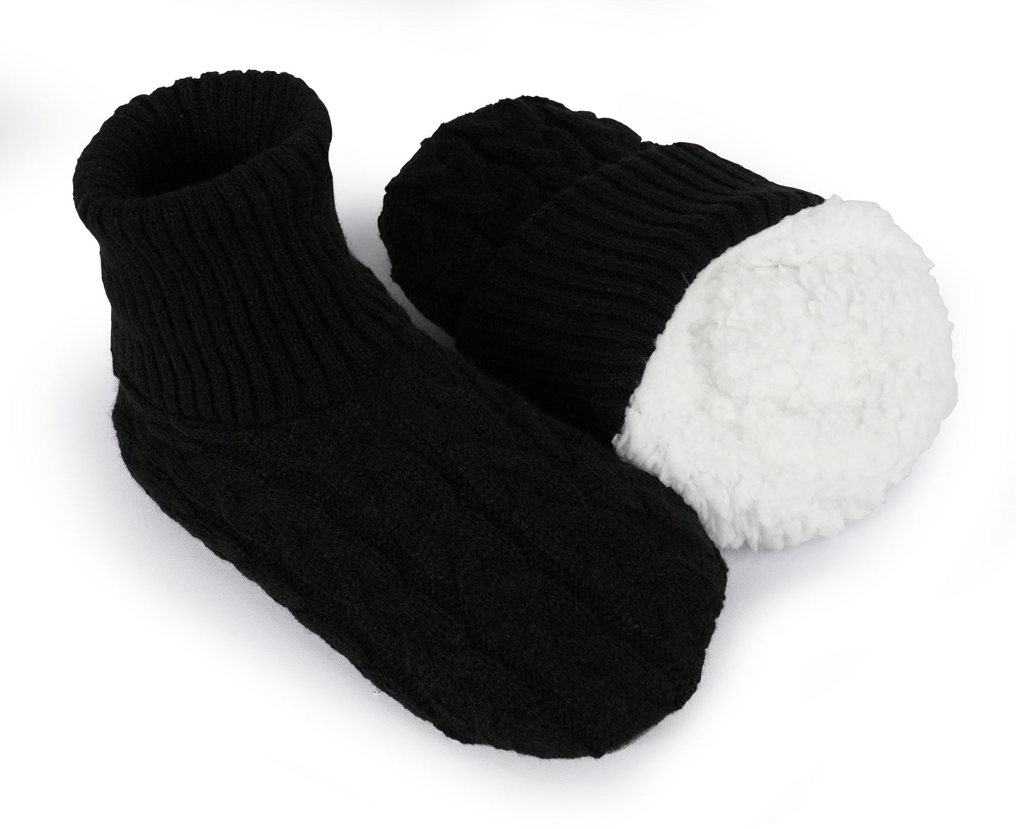 BenSorts Fuzzy Slipper Socks for Women Non Slip House Socks with Grips Gifts
