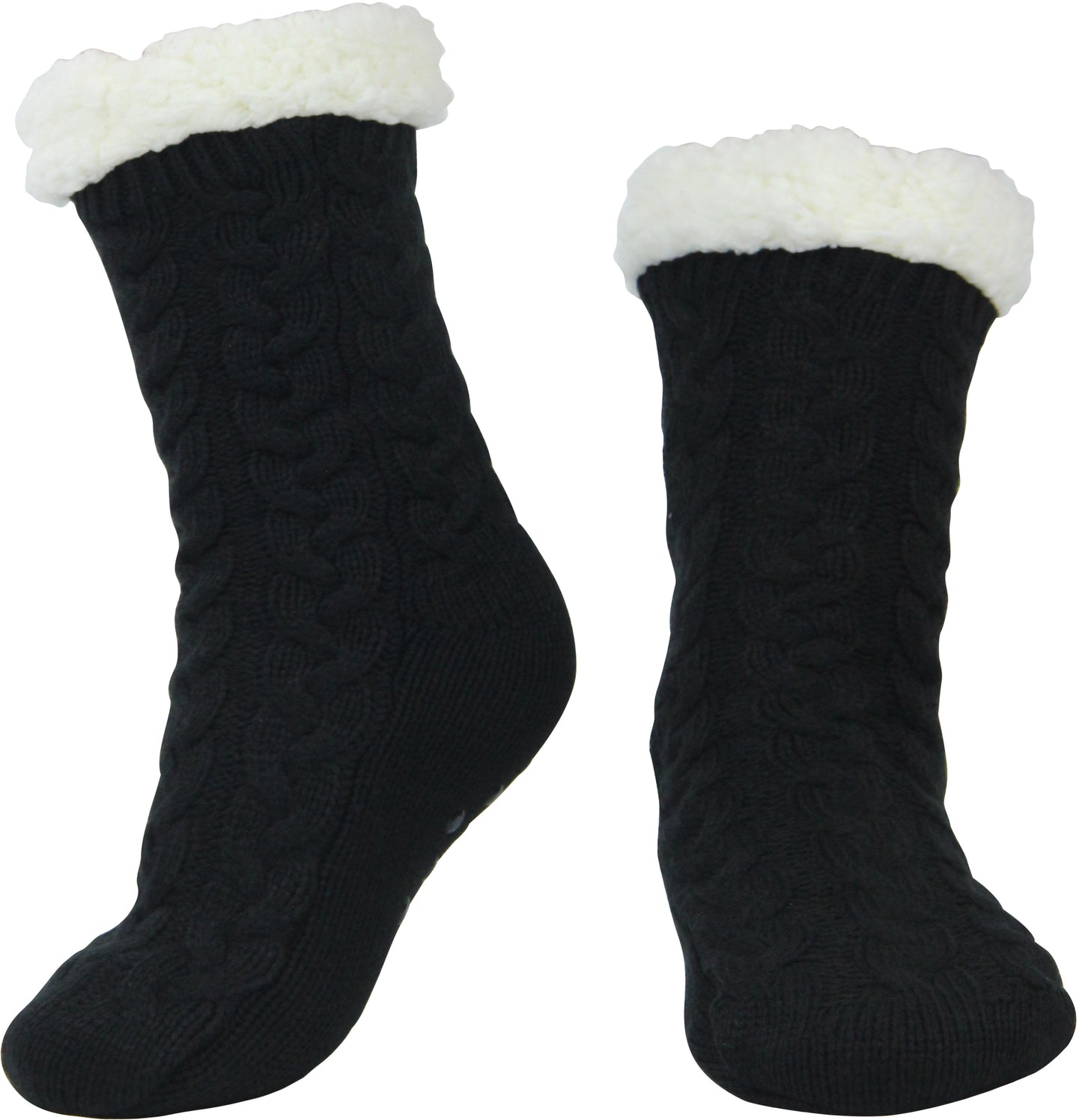 BenSorts Women Winter Thick Slipper Socks with Grippers Non Slip Warm Fuzzy Socks Christmas Gifts