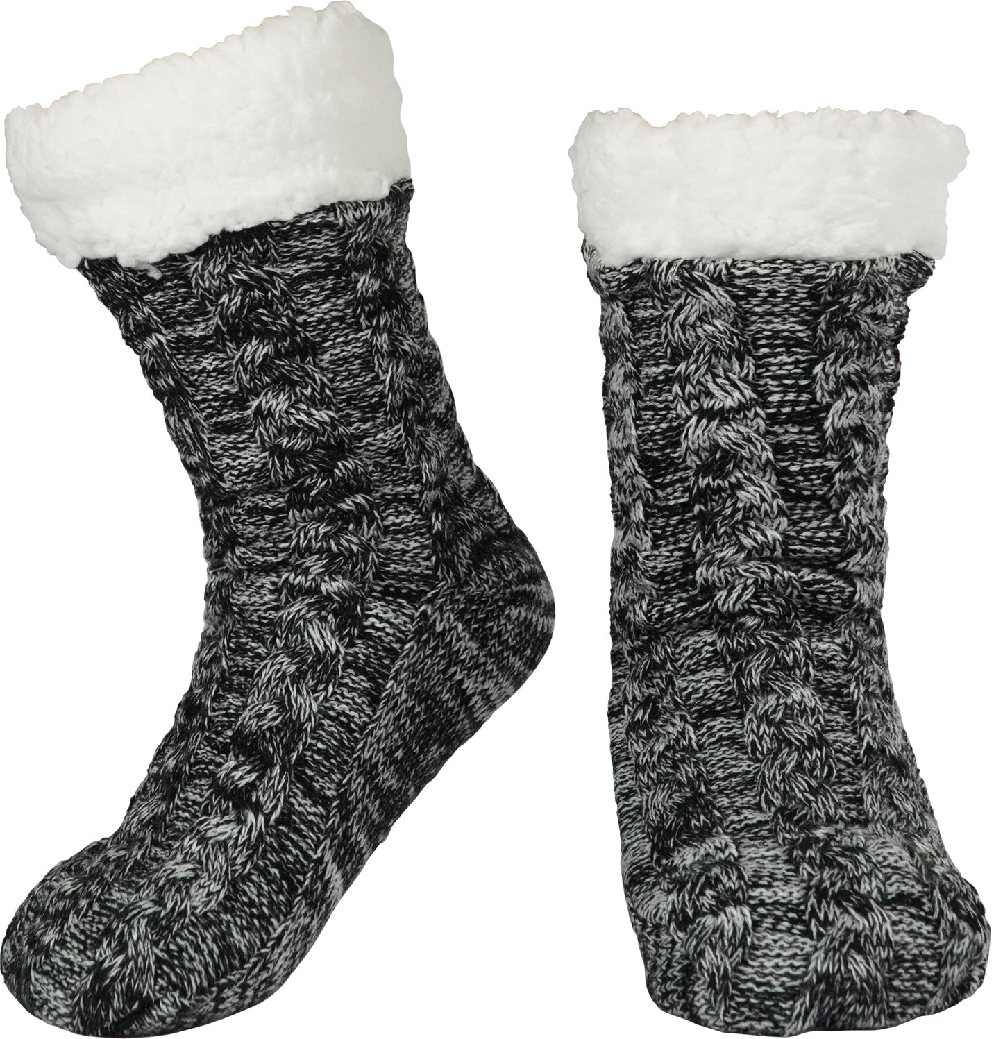 BenSorts Women Winter Thick Slipper Socks with Grippers Non Slip Warm Fuzzy Socks Christmas Gifts