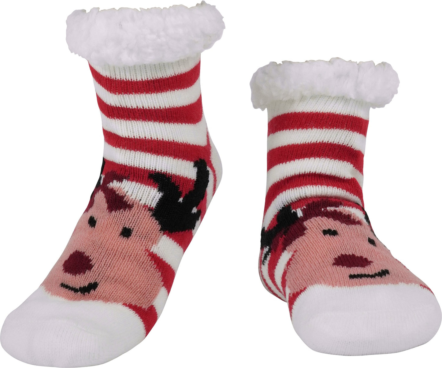 BenSorts Kids Slipper Socks Girls Boys Warm Fuzzy Fleece Christmas Socks Gift Stocking Stuffers