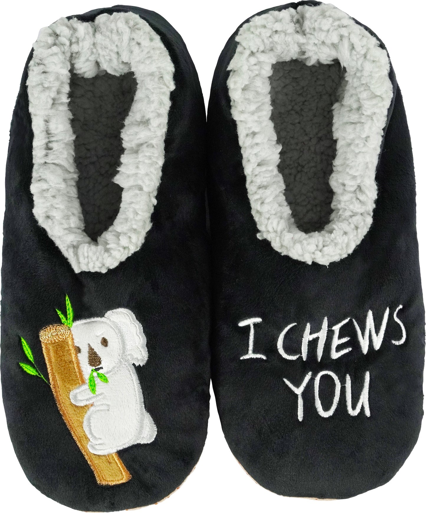 BenSorts Fuzzy Slipper Socks for Women Funny House Slippers with Grips