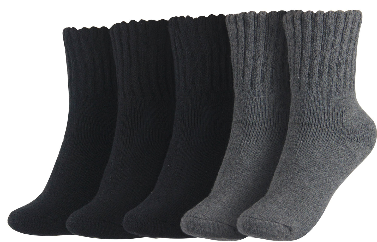 BenSorts Women's Winter Boots Socks Thick Warm Cozy Crew Socks Solid Color Gifts