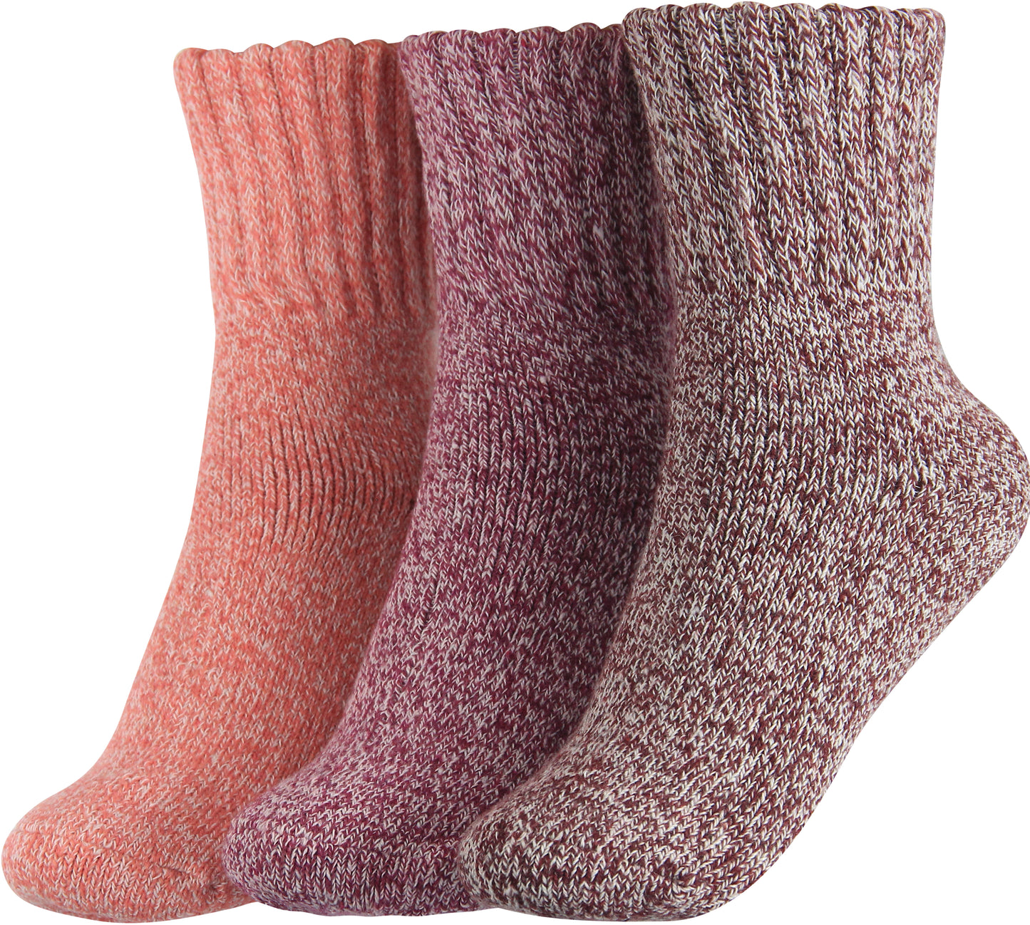 BenSorts Women's Winter Boots Socks Thick Warm Cozy Crew Socks Solid Color Gifts