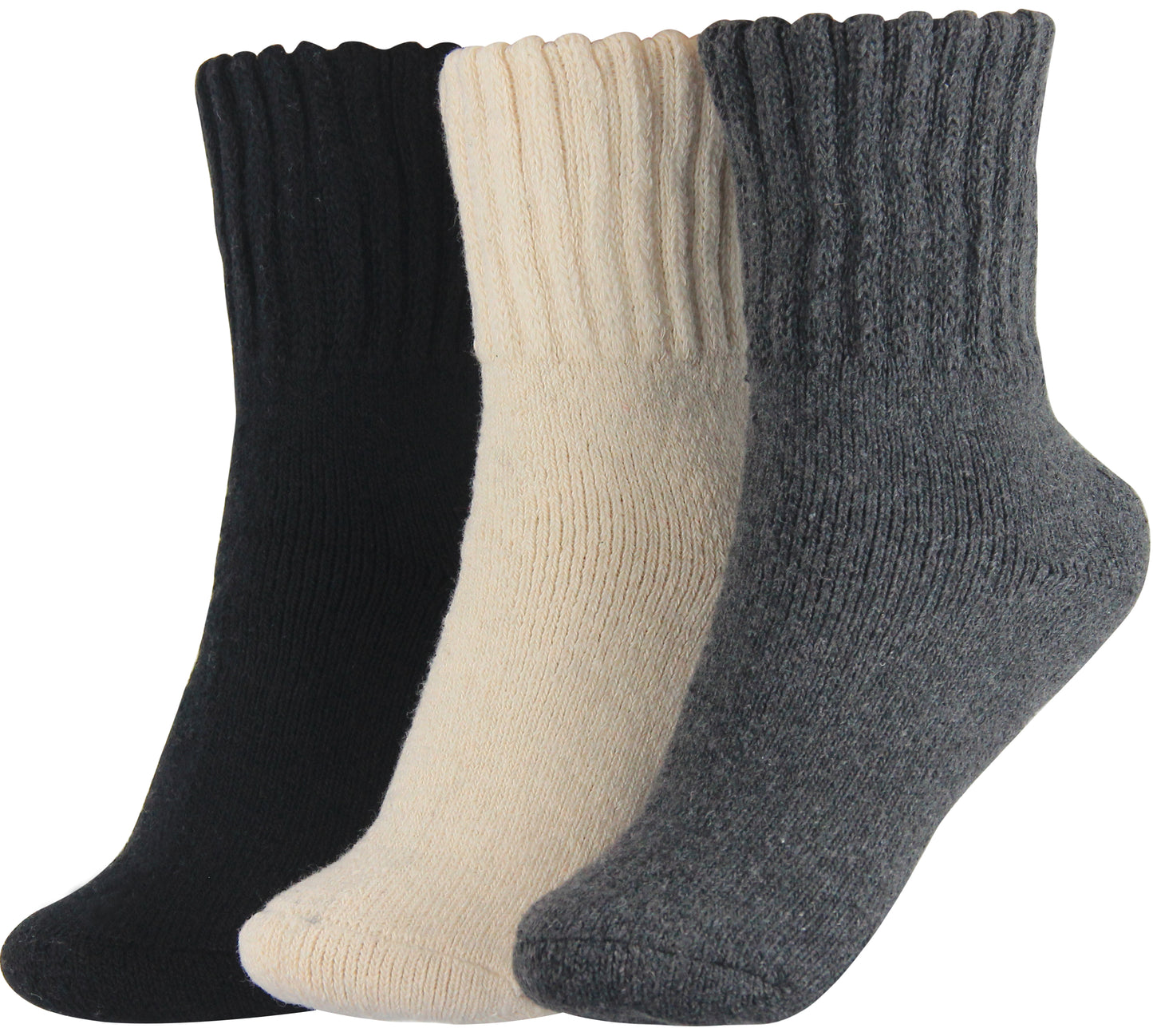 BenSorts Women's Winter Boots Socks Thick Warm Cozy Crew Socks Solid Color Gifts