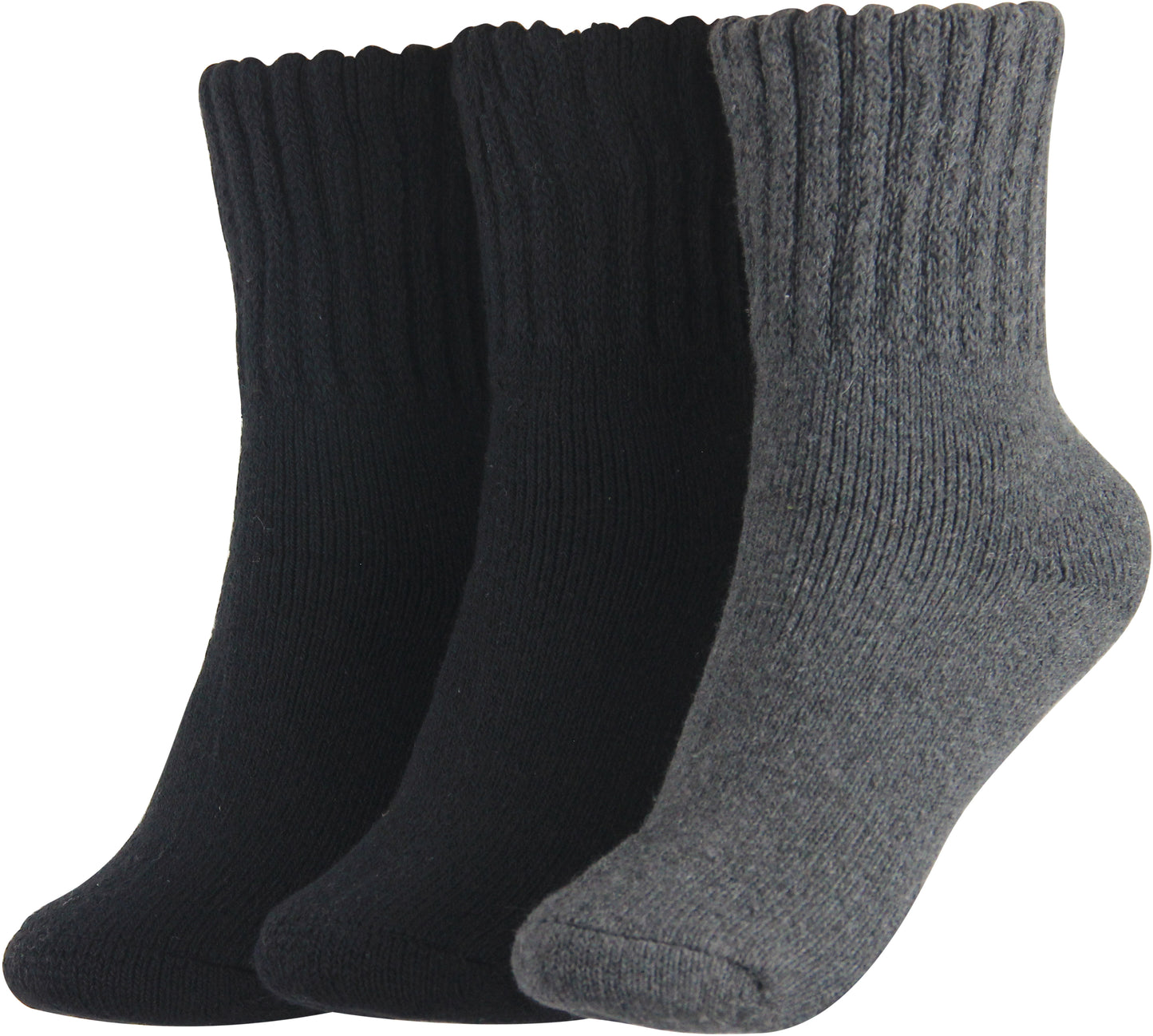 BenSorts Women's Winter Boots Socks Thick Warm Cozy Crew Socks Solid Color Gifts