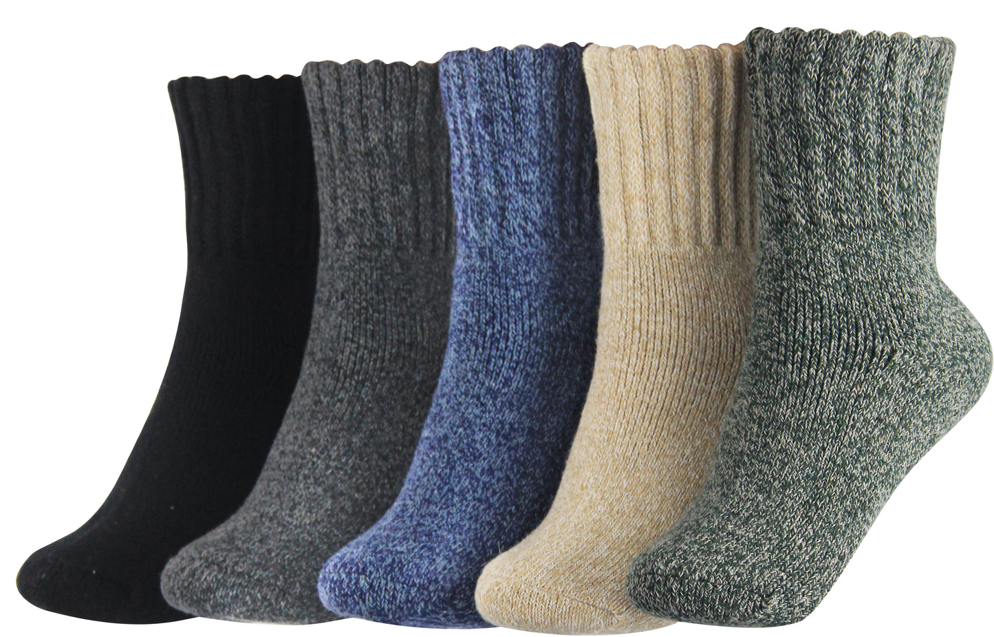 BenSorts Women's Winter Boots Socks Thick Warm Cozy Crew Socks Solid Color Gifts