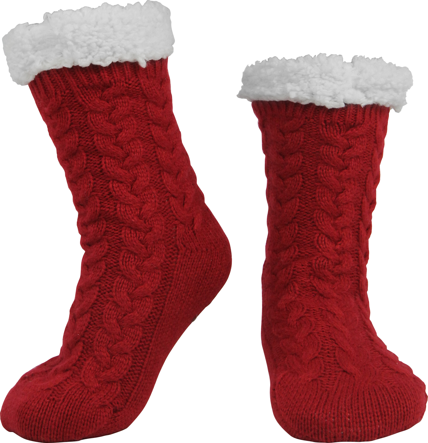 BenSorts Women Winter Thick Slipper Socks with Grippers Non Slip Warm Fuzzy Socks Christmas Gifts