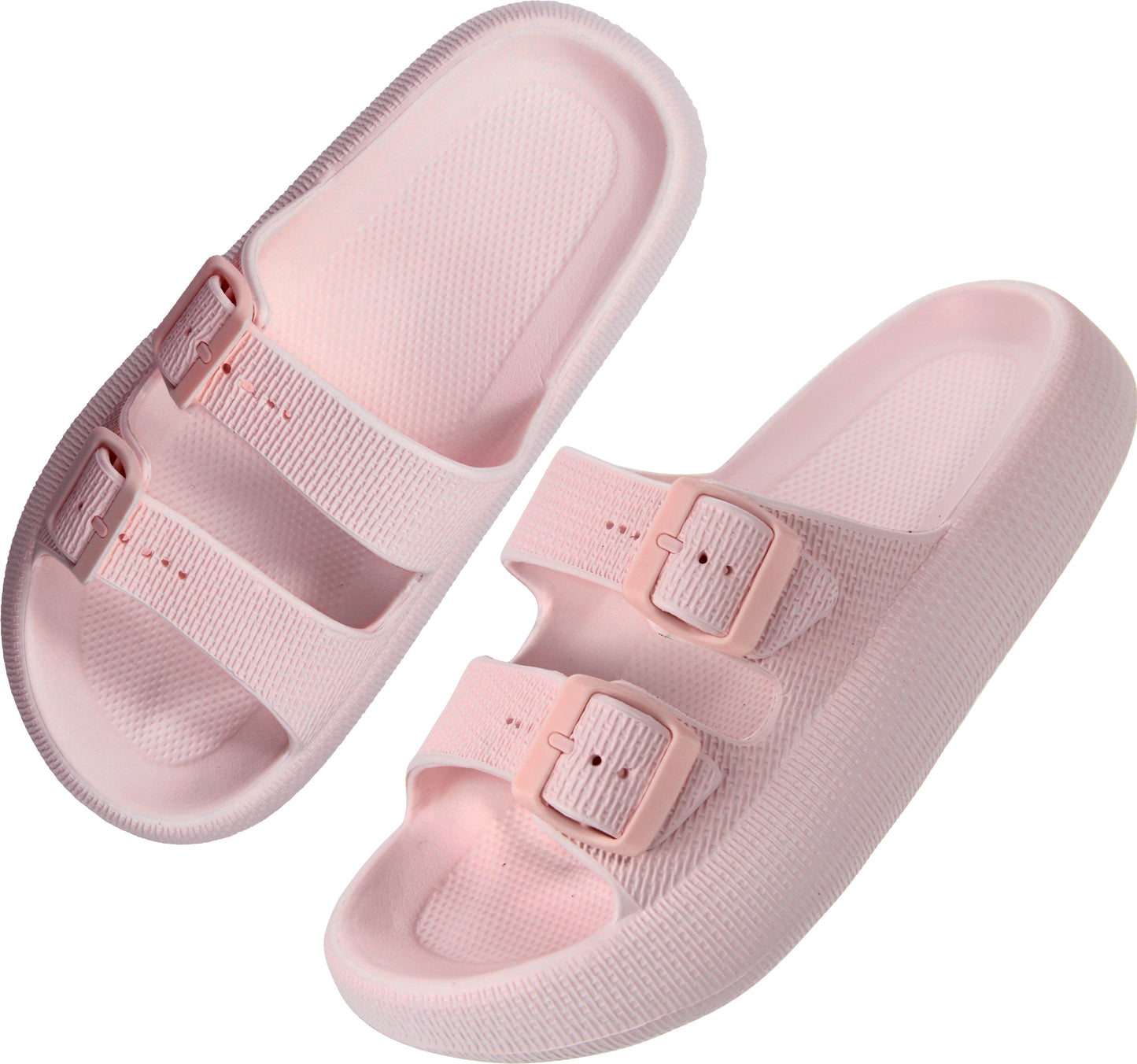 BenSorts Pillow Sandals for Women Thick Sole Adjustable Buckles EVA Extra Colors